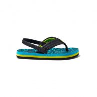 Reef Little Ahi slippers junior blue coral 