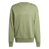 Adidas ALL SZN French Terry Crew sweater heren tent green 