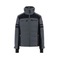 Bogner Minho softshell winterjas heren darkgrey black 