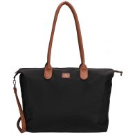 Charm London Buckingham 15,6 inch laptop schoudertas black 