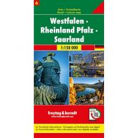 Freytag & Berndt Westfalen Rheinland Pfalz Saarland vrijetijds- en  wegenkaart