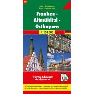 Freytag & Berndt Franken Altmühltal Oost-Beieren vrijetijds- en  wegenkaart