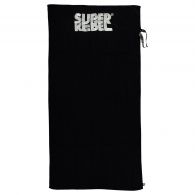 SuperRebel Powel strandlaken 135 x 70 cm black 