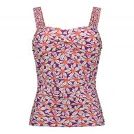 Ten Cate Beach Twisted tankini top dames summer flowers 