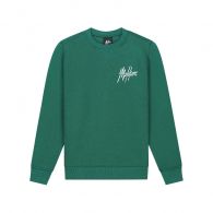 Malelions Split sweater junior dark green mint 