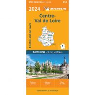 Michelin 518 Centre - Val de Loire 2024 wegenkaart 