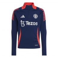 Adidas Manchester United Tiro 24 trainingsshirt junior night indigo bright red