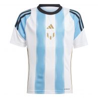 Adidas Messi voetbalshirt junior white semi blue burst 
