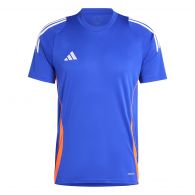 Adidas Tiro voetbalshirt heren 24 lucid blue white app solar red