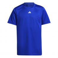 Adidas Train Essentials Logo shirt junior lucid blue  white