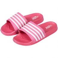 XQ 000125994005 slippers dames fuchsia white 