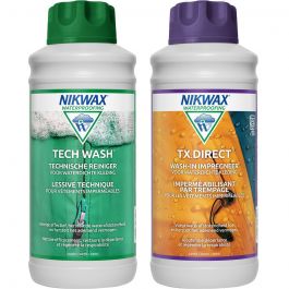 Nikwax Tech Wash wasmiddel & TX-Direct impregneermiddel 1L