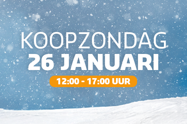 Koopzondag 26 januari