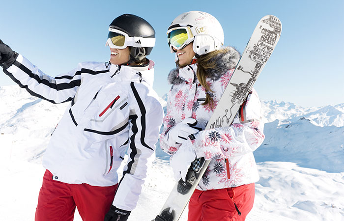 Ski jas drielagensysteem